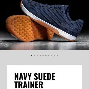 Navy Suede Trainer (Women’s, size 8.5)